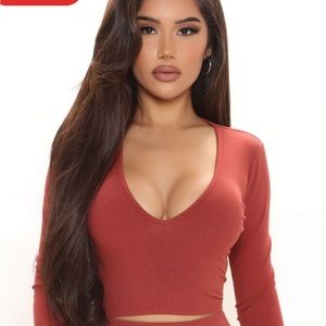 Fashion nova Anaith snatched top